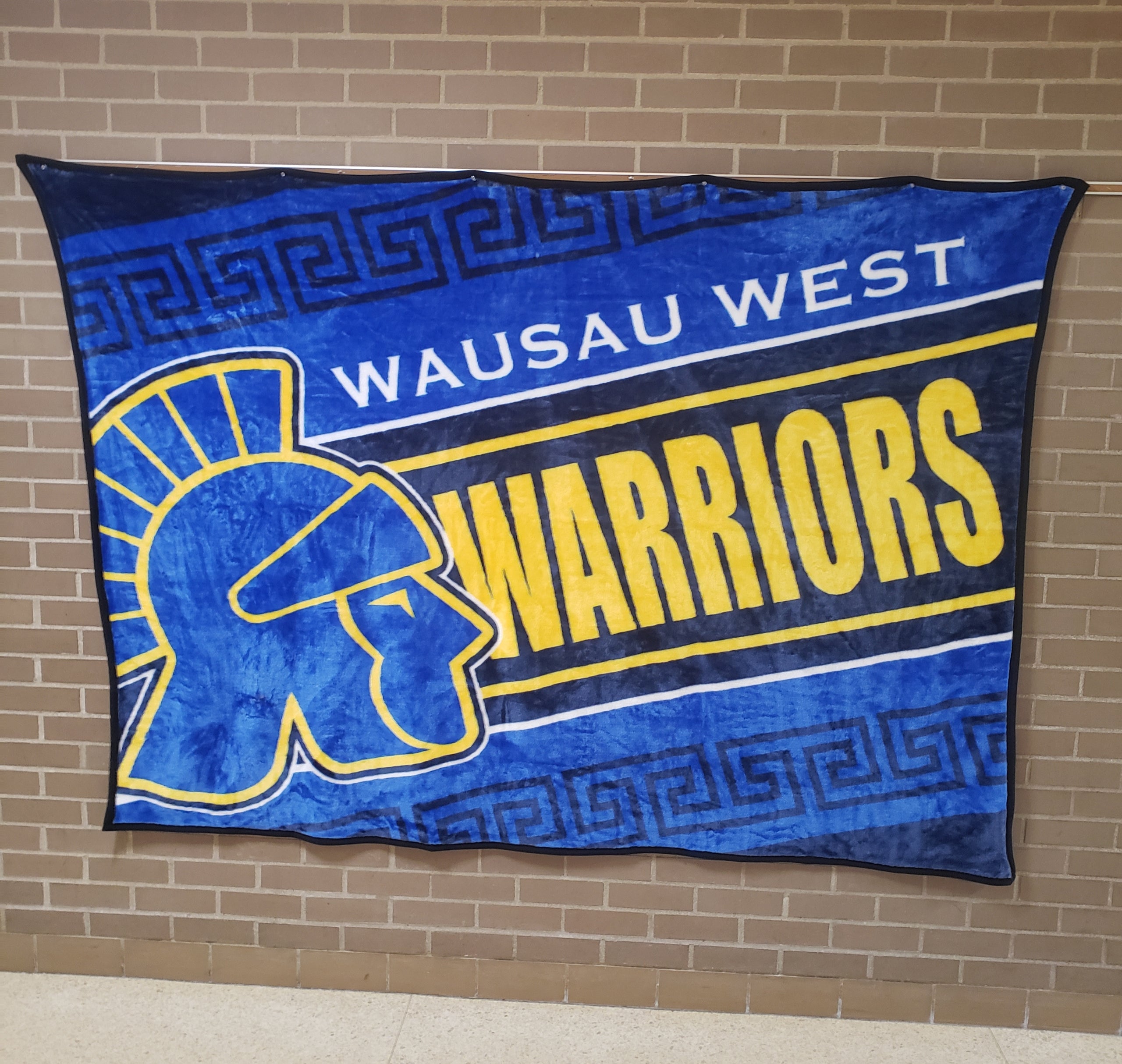 Warrior Nubay Plush Stadium Blanket West Side Connection School